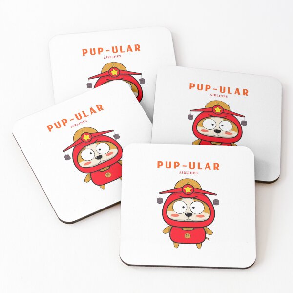 Item preview, Pup-ular airlines - cute aviator puppy designed and sold by Lijo Jose.