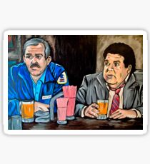 Cheers to Cliff and Norm Sticker