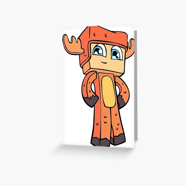 Moosecraft Greeting Cards Redbubble - roblox moosecraft merch