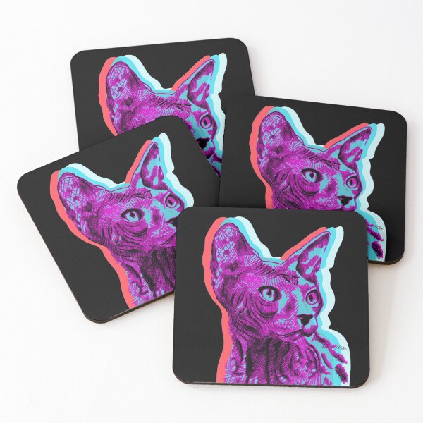 Item preview, Tripping Sphinx Cat Neon designed and sold by MinnieArtwork.