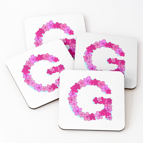 Item preview, Pink Floral Letter G designed and sold by collagexemma.