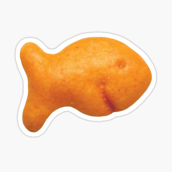 Goldfish Cracker Sticker