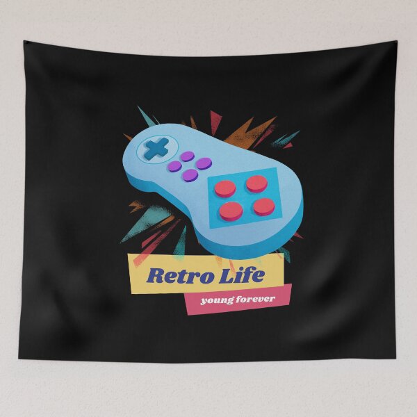 Item preview, Retro Life (family video games handle) designed and sold by burgundyLines.