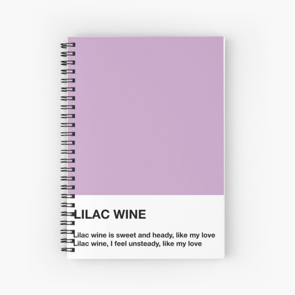 Jeff Buckley Lilac Wine Lyrics Pantone Tote Bag for Sale by aikaw