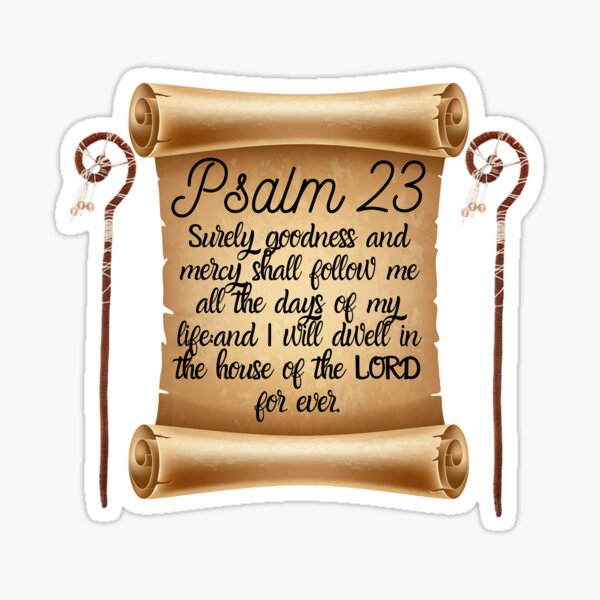 Item preview, The Scripture Psalm 23 designed and sold by Tripp Art Studio.