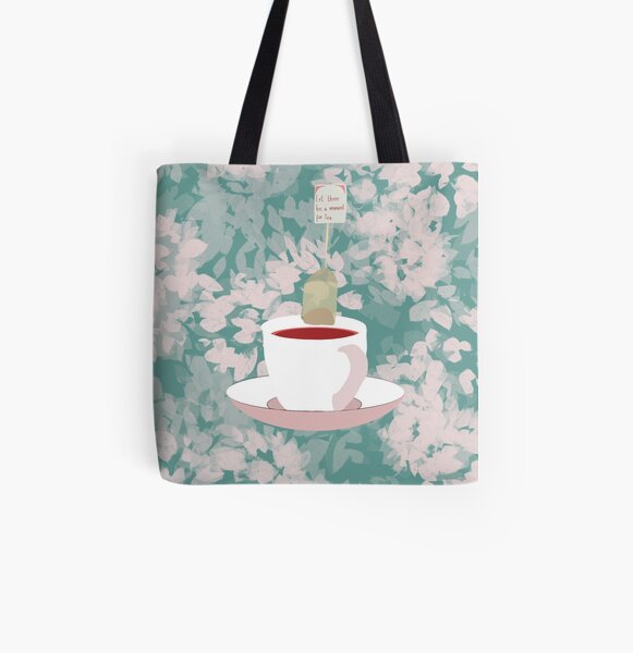 A moment for Tea All Over Print Tote Bag