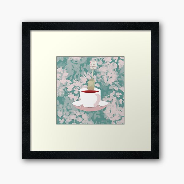 A moment for Tea Framed Art Print