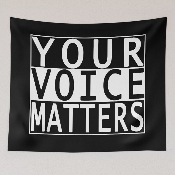 Item preview, Your Voice Matters Shirt designed and sold by FHdesigns.