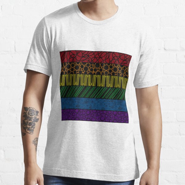 "Muted Pride Flag doodle" Tshirt for Sale by marieby Redbubble