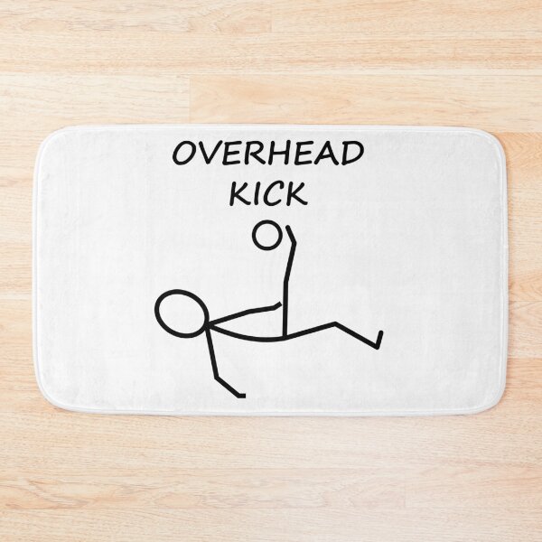 Item preview, Stickman football Overhead Kick designed and sold by Bammodesigns.