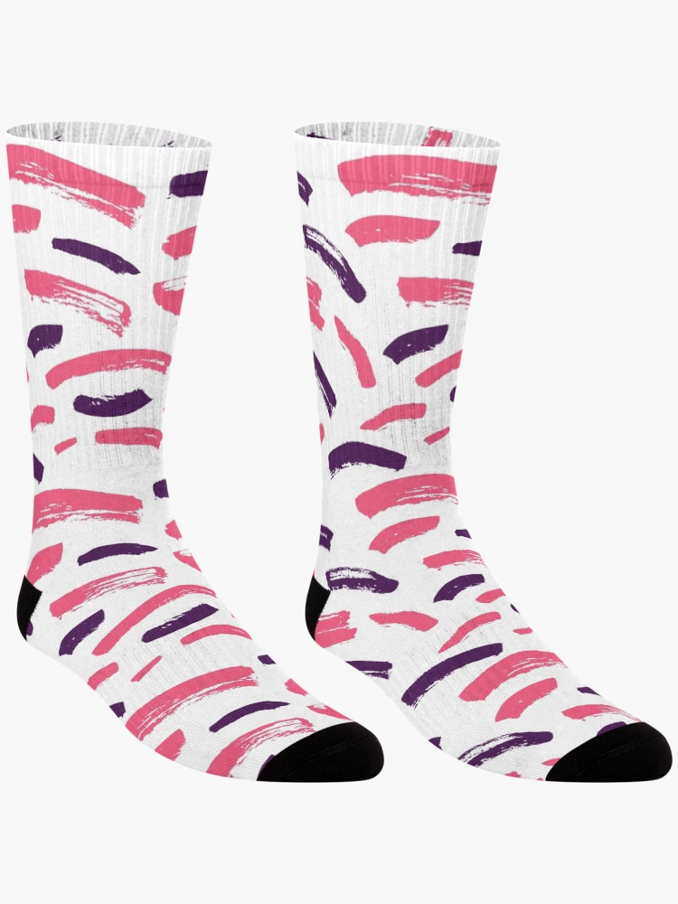 Thumbnail 3 of 5, Socks, Colorful, Simple, Minimalist Pattern - Colorful Pattern Design for Face Masks  designed and sold by Rohit Mane.