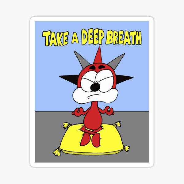 MAD Spiffy Take a Deep Breath Sticker