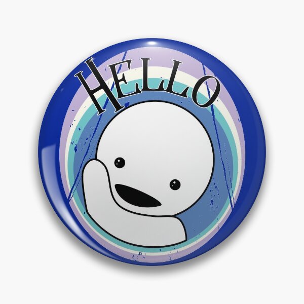 Item preview, Hello - cute alien kid waving designed and sold by ChatterFox.
