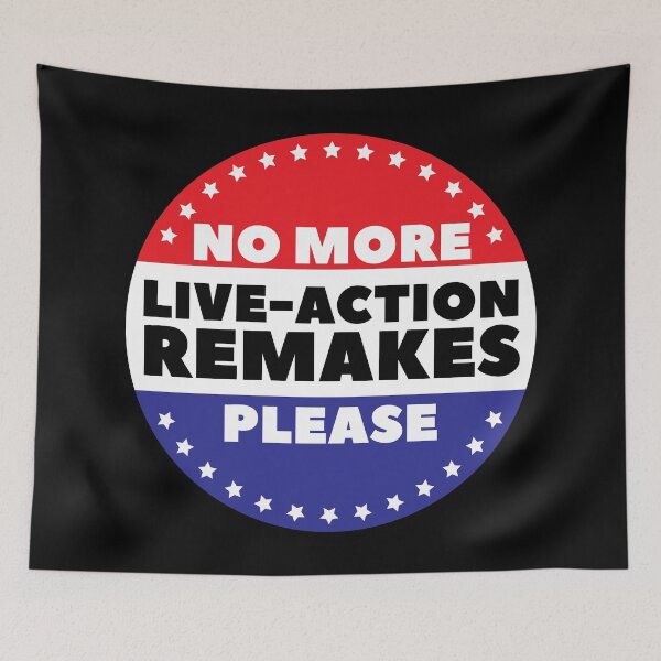 Item preview, No more live-action remakes please with stars - Election Parody Funny designed and sold by AmpersandCuster.