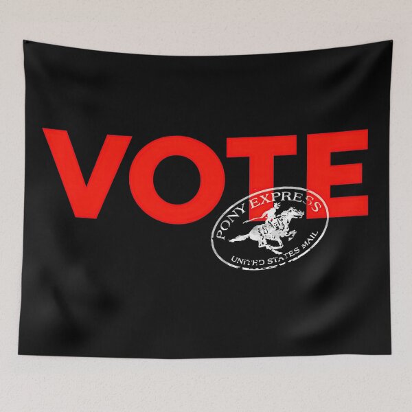 Item preview, VOTE! Pony Express - US Mail designed and sold by PrintPit.