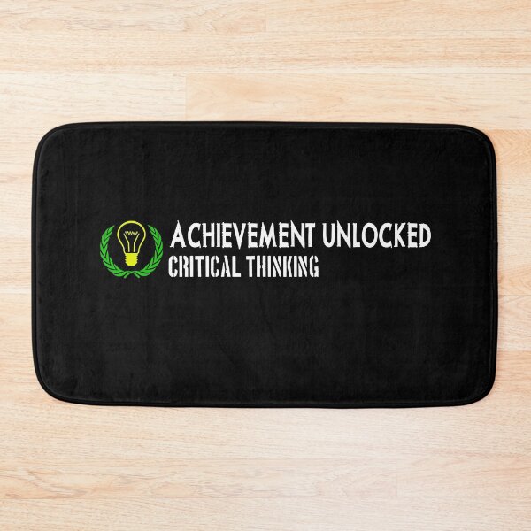 Item preview, Achievement unlocked CRITICAL THINKING designed and sold by patriotazx.