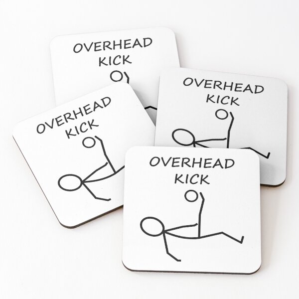 Item preview, Stickman football Overhead Kick designed and sold by Bammodesigns.