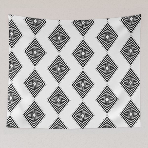 Item preview, black white diamond loop designed and sold by basitcv.