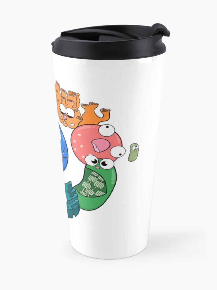 Alternate view of Cell Organelle Friendship Circle Travel Mug
