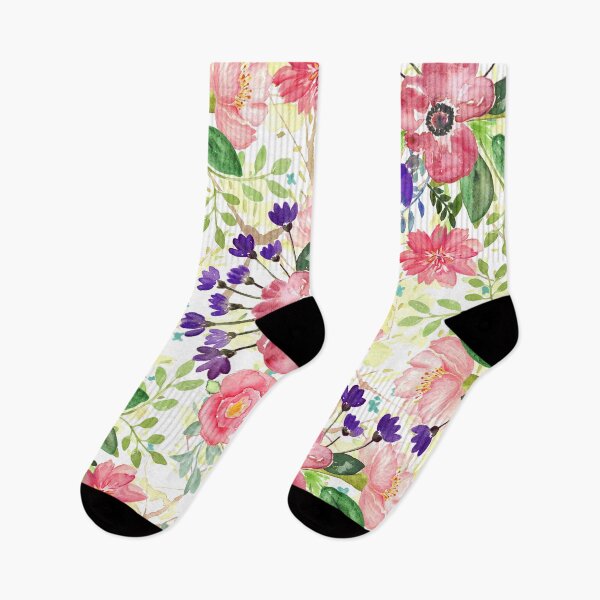 Artikelvorschau, Aquarell Gartenblumen entworfen und verkauft von InovArtS.