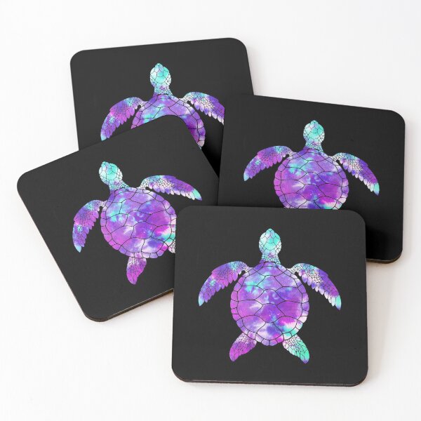 Artikelvorschau, Tie Dye Turtle Blau Lila Splotch Rette die Schildkröten vsco entworfen und verkauft von Draculaura2009.
