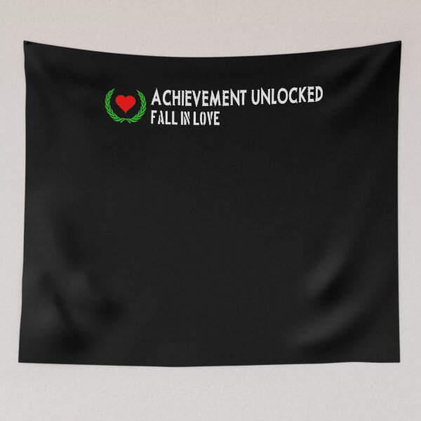 Item preview, Achievement unlocked FALL IN LOVE designed and sold by patriotazx.