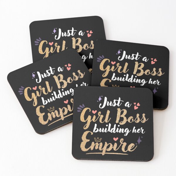 Item preview, Just a Girl Boss Building Her Empire Black designed and sold by Medmac's Designs.
