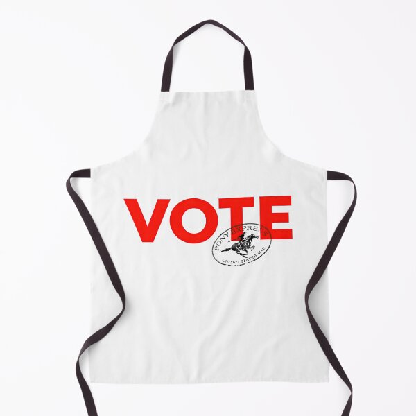 Item preview, VOTE! Pony Express - US Mail. White background. designed and sold by PrintPit.