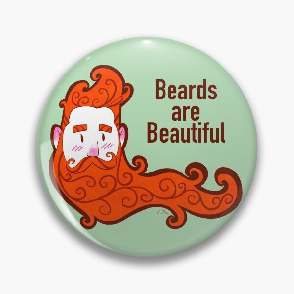 Item preview, Beards are Beautiful designed and sold by ponderosacanopy.