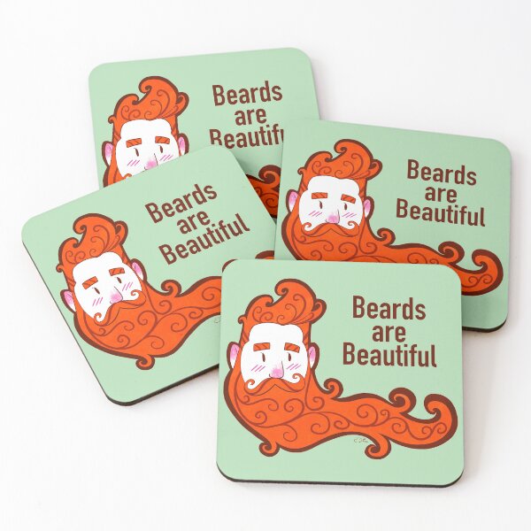 Item preview, Beards are Beautiful designed and sold by ponderosacanopy.