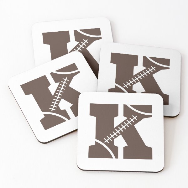 Item preview, Personalized Football Initial K designed and sold by TheFamilyVan.