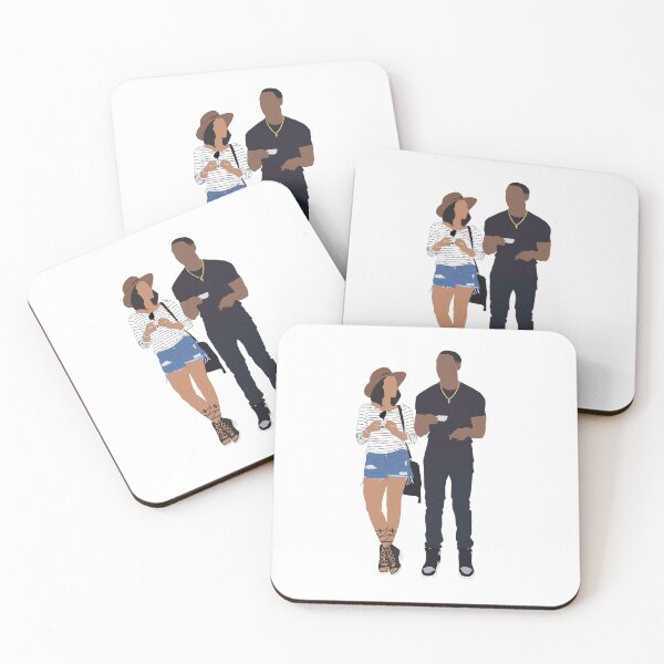 Item preview, Tessa Thompson & Michael B. Jordan designed and sold by cine-fille.