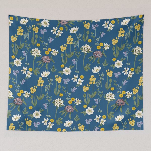 Item preview, Flowers of the Devil's Peak (blue) designed and sold by AdaLewkowicz.