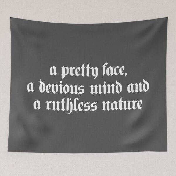 Item preview, A pretty face, a devious mind and a ruthless nature designed and sold by itsseameh.