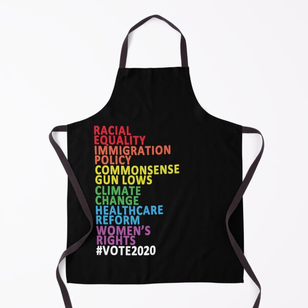 Item preview, Racial equality immigration policy gun laws climate change women's rights vote 2020 shirt designed and sold by FHdesigns.