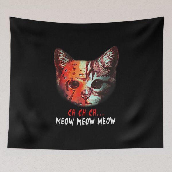 Item preview, Ch Ch Ch Meow Meow Halloween Scary Cat designed and sold by intervd257.