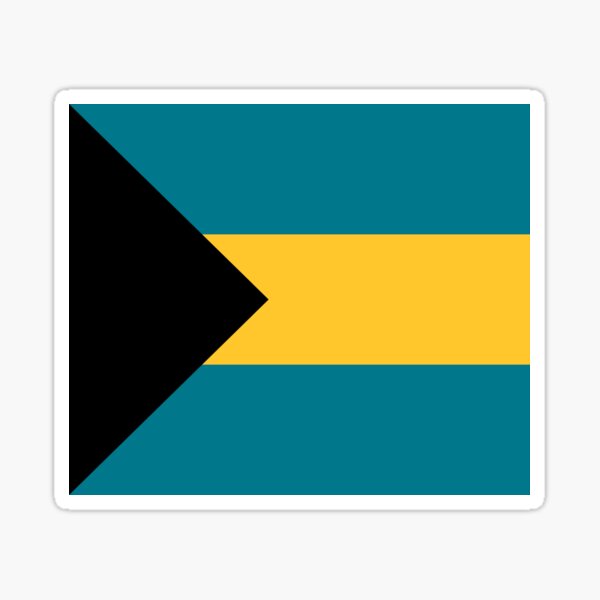Bahamas Blue Sticker
