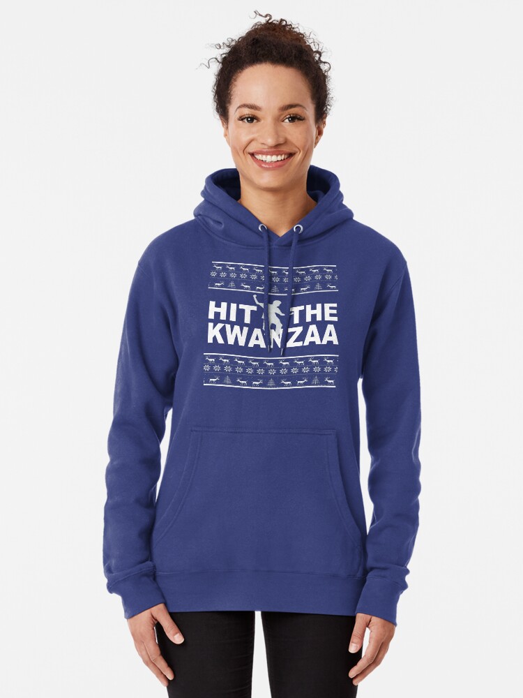 Alternate view of Hit The Kwanzaa Pullover Hoodie