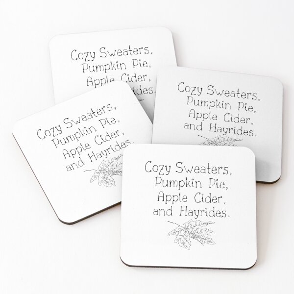 Item preview, Pumpkin Pie, Apple Cider and Hayrides. designed and sold by TeePartyHost.