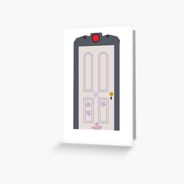Boo's Door Greeting Card