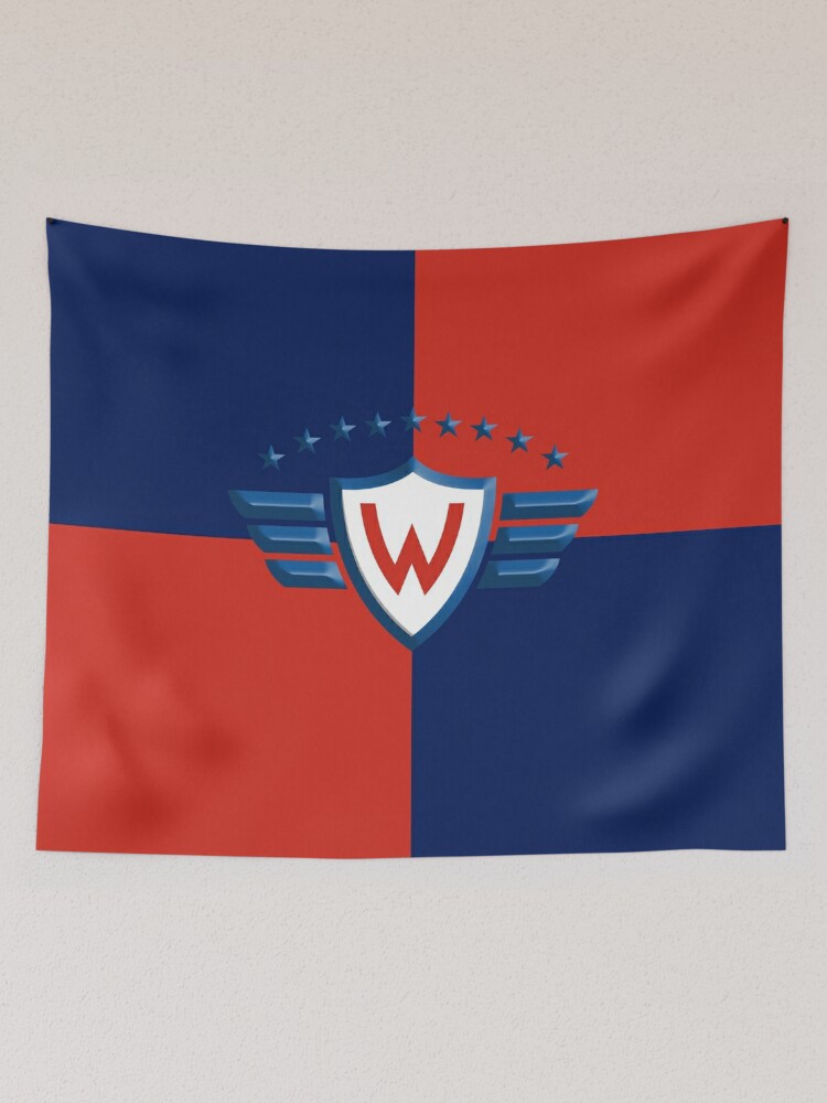 Waving Flag with Club Atletico Independiente Football Club Logo