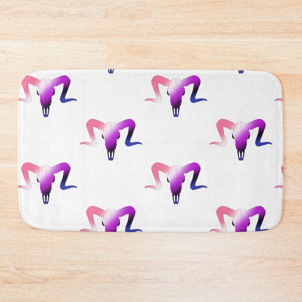 Item preview, Genderfluid Ram Skull designed and sold by KhaddeShop.