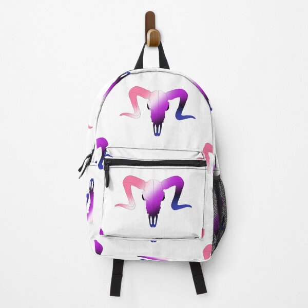 Item preview, Genderfluid Ram Skull designed and sold by KhaddeShop.