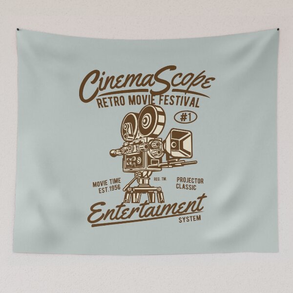 Item preview, Cinema Scope retro movie festival - Awesome cinema lover Gift designed and sold by Teenation9.