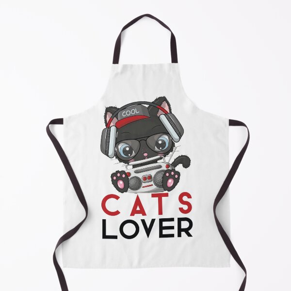 Item preview, Cats lover Dj cat Cat Listening Music with Headphones designed and sold by TamGustam.