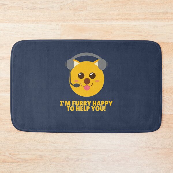 Item preview, Furry Customer Service Dog is furry happy to serve you! designed and sold by twicetrader.