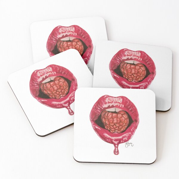 Item preview, Raspberry Dripping Lips designed and sold by BrilliantPaints.
