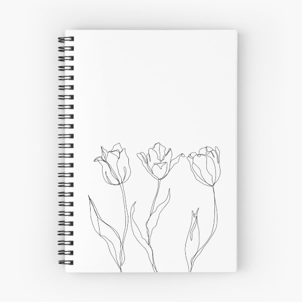 Item preview, Three tulips illustration designed and sold by TheColourStudy.