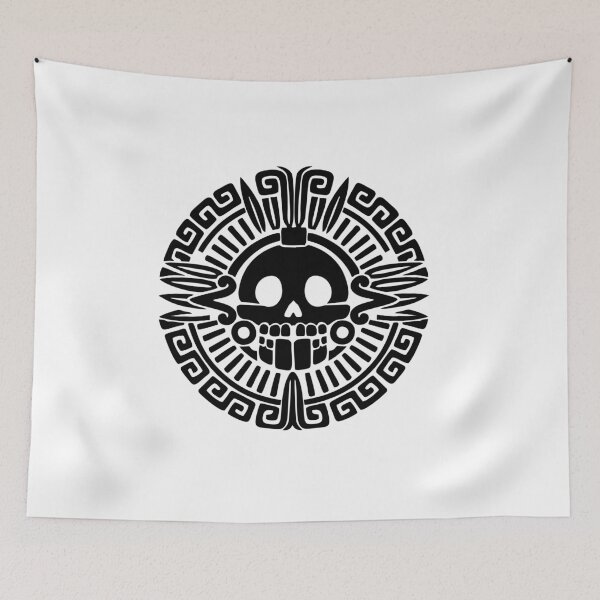 Item preview, Aztec Skull MEXICO designed and sold by ROJOCELESTEMX.