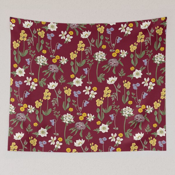 Item preview, Flowers of the Devil's Peak (red) designed and sold by AdaLewkowicz.